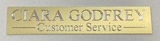 Engraved 8x2 Custom Name Plate