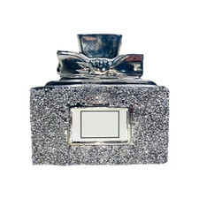 Silver ceramic crushed diamond - silver,