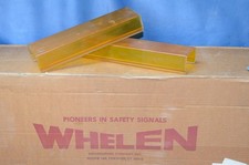 2 Whelen Edge 9000 9M Lightbar 11.5 " Amber Lens Lenses Straight Light Tow Bar