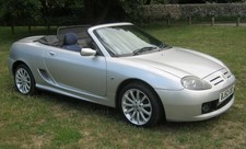 2002 MG TF 135 SPRINT. LOW MILEAGE. METALLIC SILVER.