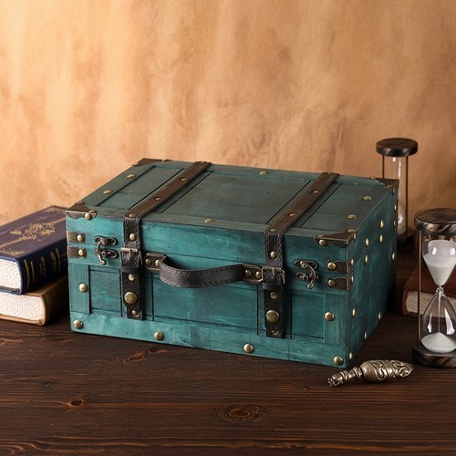 Vintage suitcase box rustic - vintage,