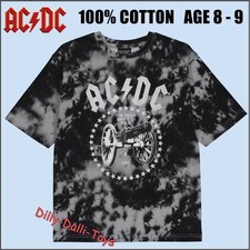 Kids Age 8 - 9 AC-DC T-Shirt