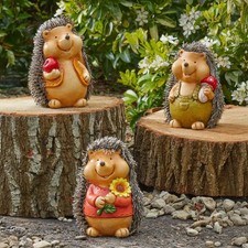 3pc Garden Hedgehog Sculpture