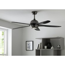 Black Ceiling Fans Remote Control Ceiling Fan 5 Blades Bedroom Living Kitchen
