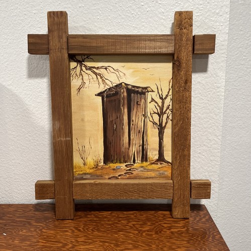 Vintage outhouse farm - vintage,