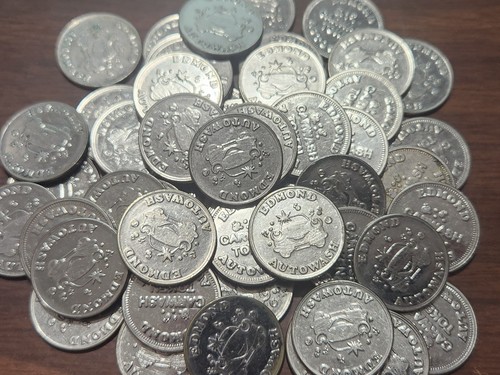 Car wash token lot - car, (happy