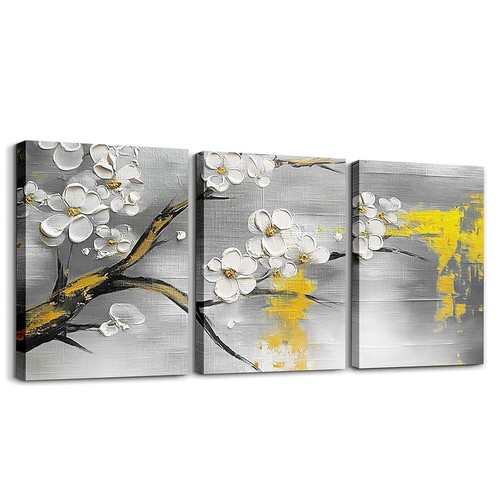 Floral canvas wall art set - canvas,