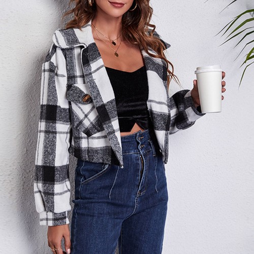 Womens long sleeve - sleeve, plaid