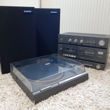 PIONEER HiFi Turntable Stereo Cassette Tape Amplifier Tuner & 2 Speakers Vintage