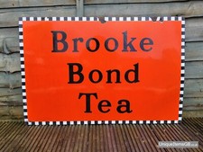 Early BROOKE BOND TEA Enamel