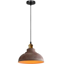 LEDSone Retro Industrial Style Metal Lampshade E27 Ceiling Hanging Pendant Light