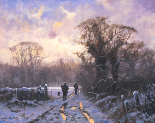 Shooting scene christmas cards - scene,