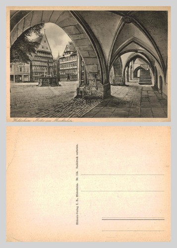 Vintage postcard hildesheim - vintage,