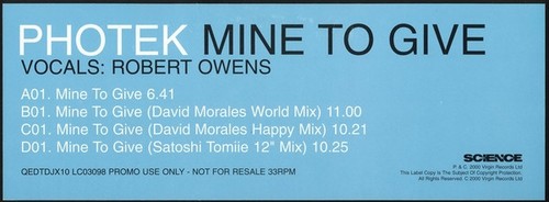 Photek mine give 2x12 - photek,
