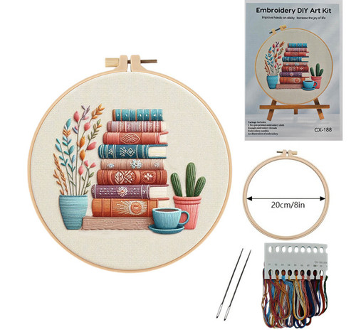 Books embroidery kits with - embroidery,