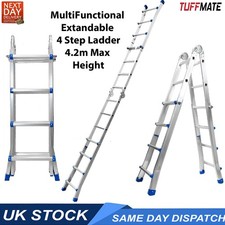 4 Step Telescopic Ladder