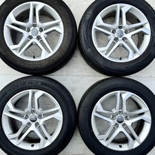 Set 4x Genuine Audi Q5 SLine 18" Alloy Wheels 235 60 Tyres 10 Spoke 80A601025P