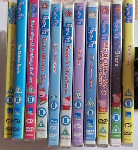 Peppa pig dvds christmas - dvds,