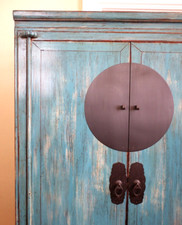 New Oriental Style Blue Rustic