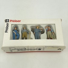 Boxed Preiser US Railway Workers O Gauge 1:43 Scale No. 65343
