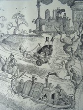 1944 Original Print WW2 THREE