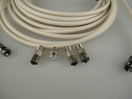 White universal coax - white,