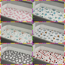 2pack fitted sheets for bedside crib  2pck compatible with joie roomie glide
