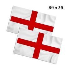 England St George Flag x2 -