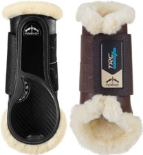 Veredus TRC Vento STS Fur Lined Soft Pro Tendon Brushing Boots Black/Brown M/L