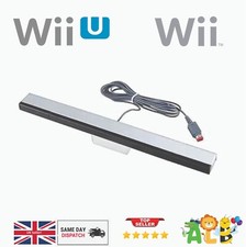 SENSOR BAR FOR NINTENDO WII & WII U WITH STAND WIRED INFRARED RECEIVER - NEW