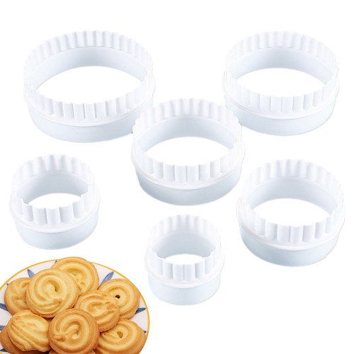 6pcs biscuit mold - biscuit, round