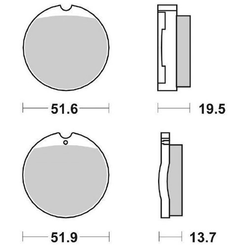 Sbs 501hf brake pads for - sbs,