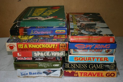 Vintage board games job lot - games,