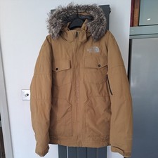 The North Face McMurdo Waterproof Parka Jacket Dark Mustard HyVent Mens L 