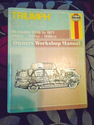 Haynes triumph herald manual - triumph,