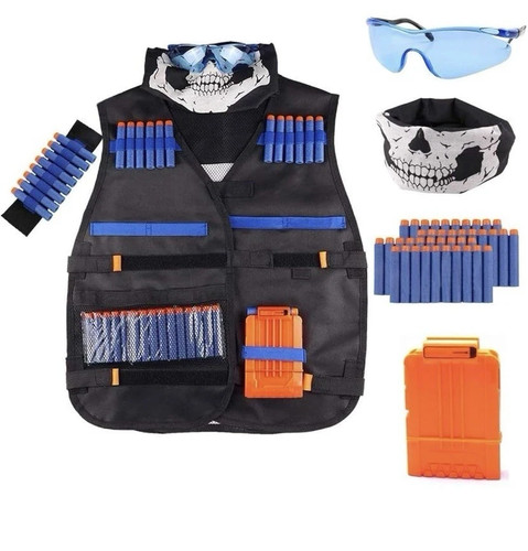 Nerf tactical vest adjustable - tactical,