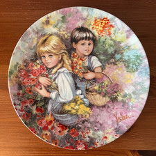 Wedgewood Vickers Collector's Plate: No 3 in My Memories Series - Our Garden VGC