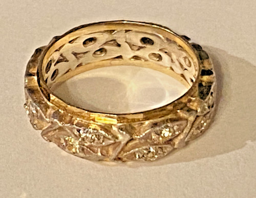 9ct 375 gold - &, deco