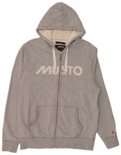 MUSTO Mens Graphic Zip Hoodie