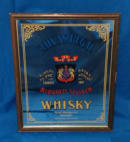 1970s chivas regal framed pub - regal,