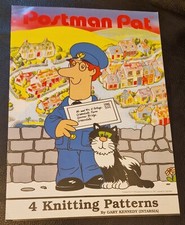 Postman Pat Toys 4 Jumper Knitting Patterns 1997 Alan Dart Gary Kennedy Intarsia
