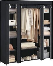 Fabric Portable Wardrobe, Wardrobe for Bedroom, Clothes Rail