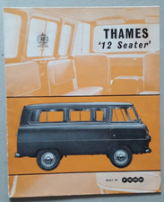Ford Thames 12 Seater Minibus Brochure 1958