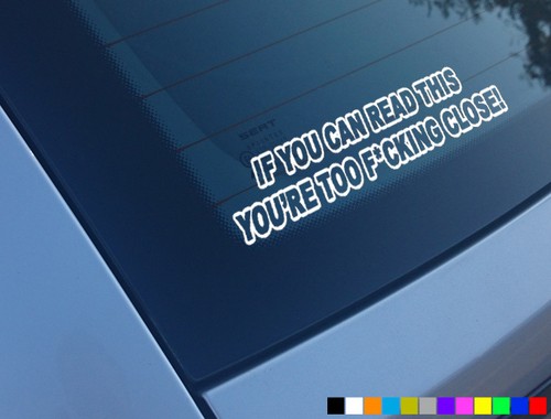 You can read - can, youre