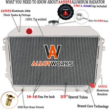 4 Row Radiator Fit