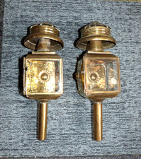 A PAIR OF VINTAGE FRENCH BRASS