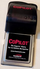 CoPilot Compactflash CF card GPS receiver and Travroute software CD