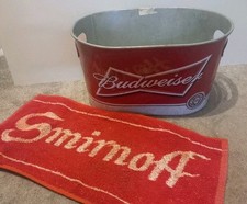 Large Budweiser Ice Buckets/ Home Bar / Man Cave/ Garden Bar 