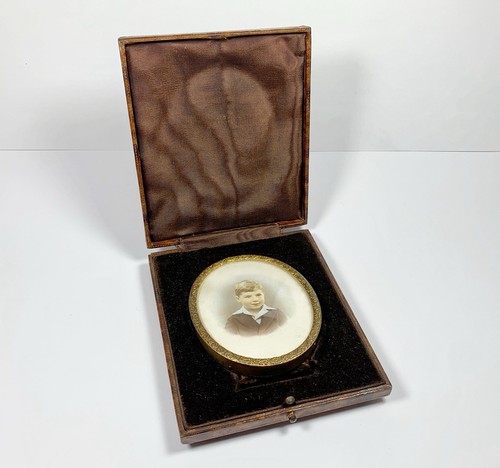Antique leather cased - antique,
