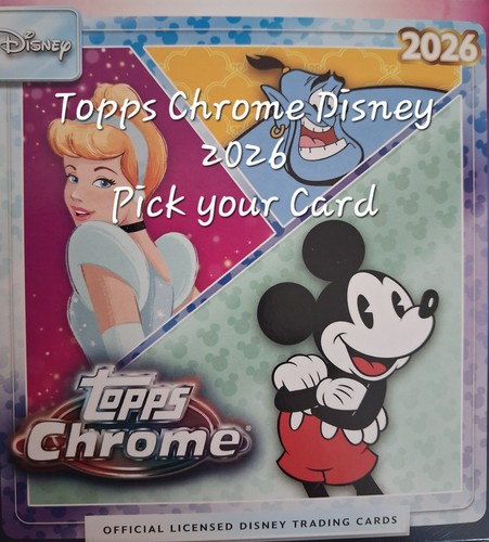 Topps chrome disney 2026 - disney, base